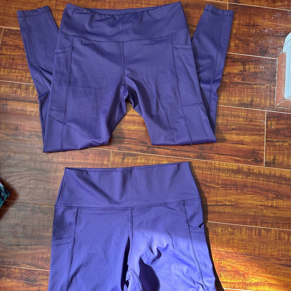 CVG Purple leggings and shorts